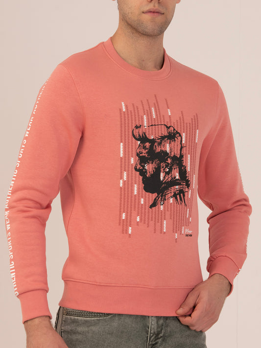 Albion Cyan Men’s Oversized Winter Sweatshirt – Trendy & Cozy Wear