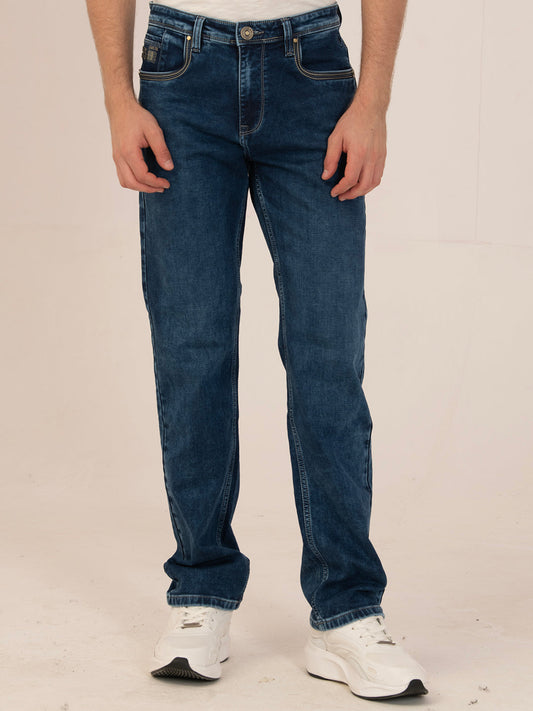 Men’s Streetwear Denim Jeans – Oversized Look_blue