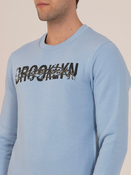 Albion Men’s Oversized Winter Sweatshirt – Cozy, Trendy & Warm Wear_SKY BLUE
