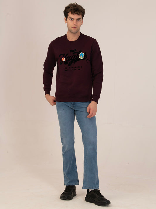 Albion WinterFlex Men’s Sweatshirt – Warm, Flexible & Comfortable_WINE