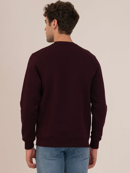 Albion WinterFlex Men’s Sweatshirt – Warm, Flexible & Comfortable_WINE