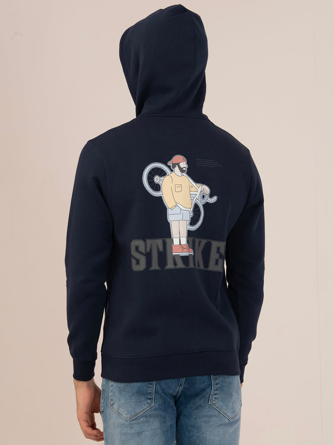Men's Premium Fleece Hoodie – Oversized & Warm_navy