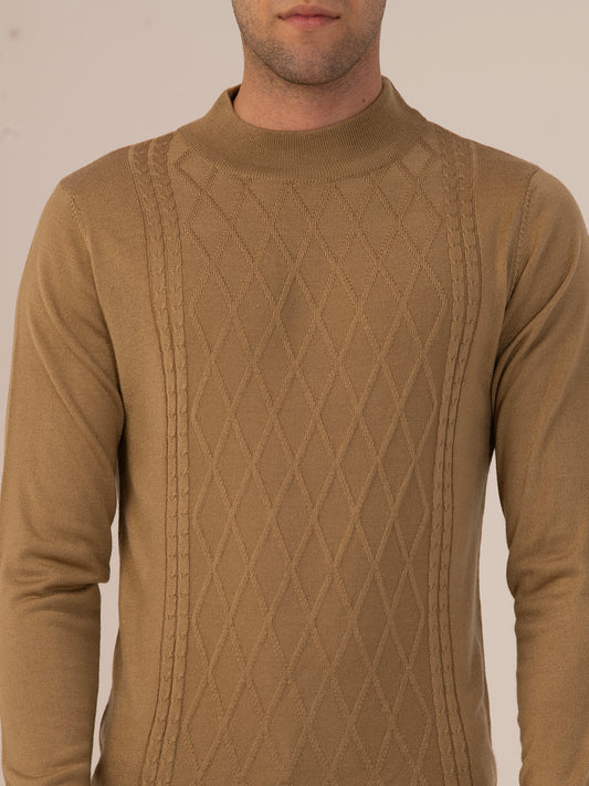 Albion Men’s PULLOVER – Winter Casual & Active Wear_D.camel