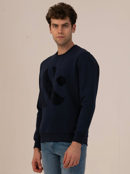 Albion Men’s Heavyweight Winter Sweatshirt_Charcoal blue