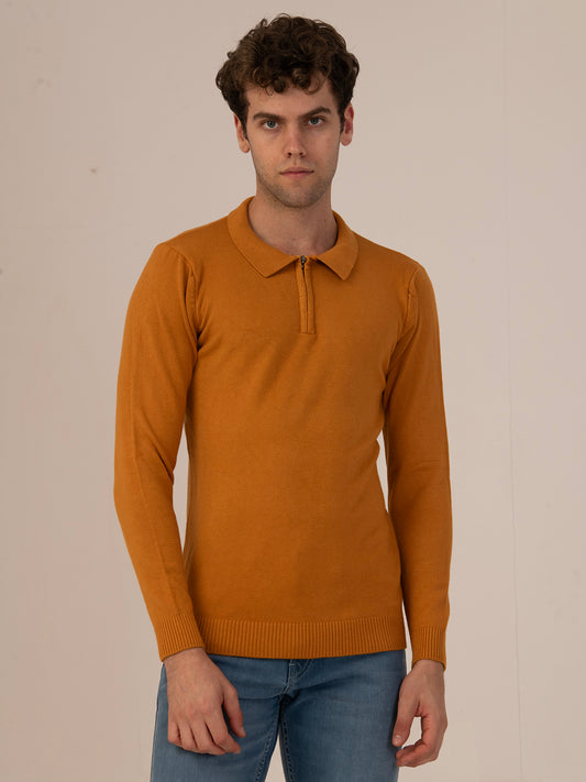 Albion Men’s Winter CozyShield Pullover_Mustard