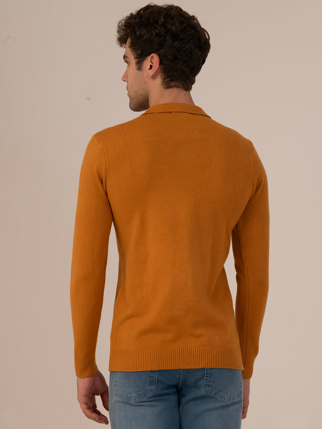 Albion Men’s Winter CozyShield Pullover_Mustard