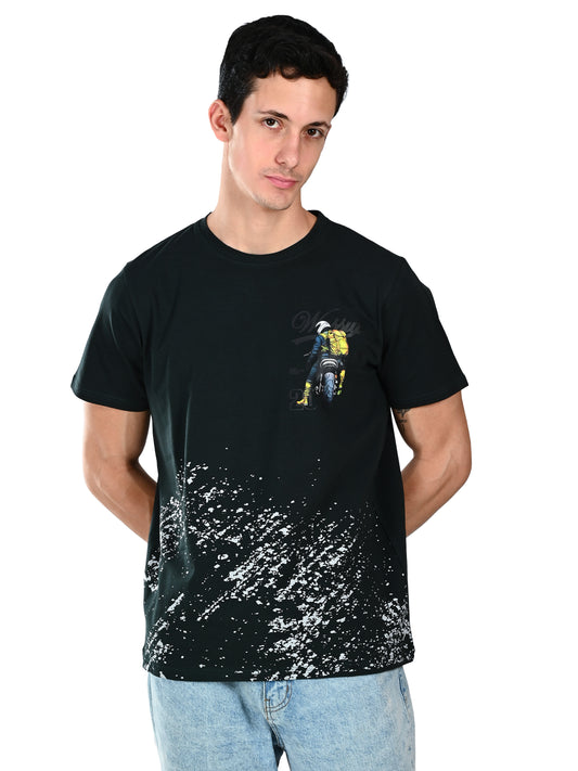 Albion Casual Cotton Round Neck T-Shirt for Men