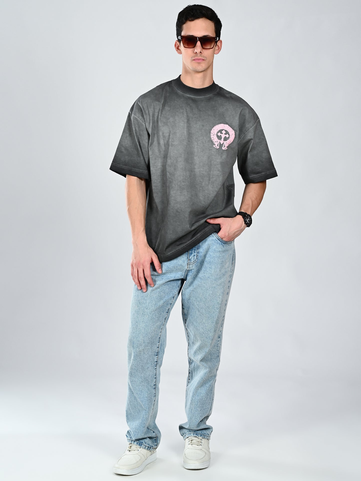 Albion Urban Style Oversized Mouse T-Shirt for Men