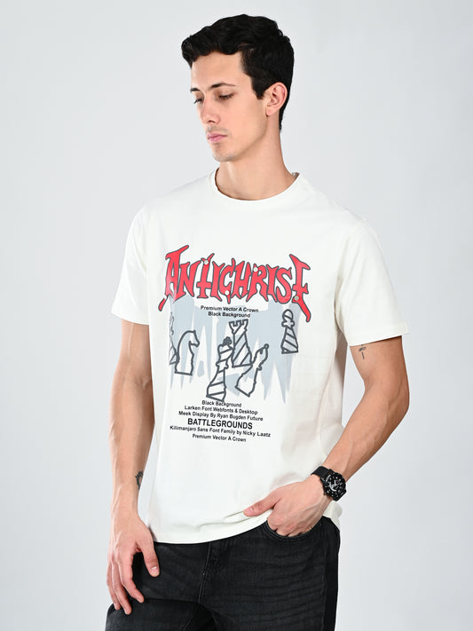 Albion Mens Casual Everyday Wear White T-Shirt, Everyday Essential T-Shirt
