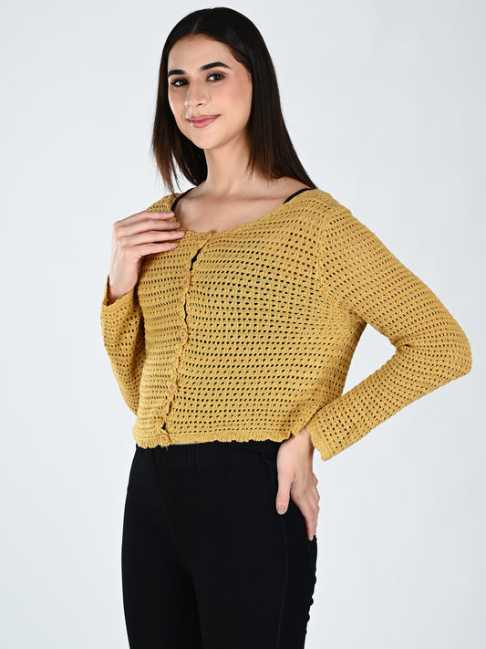 Albion Women Rust Soft Knit Casual Top,For Everyday Comfort