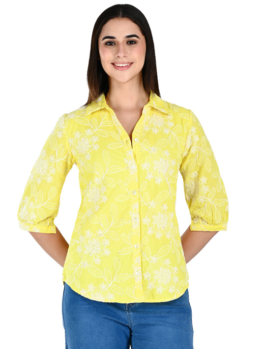 Albion Women Lemon Mist Thread Top