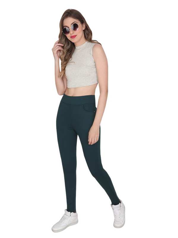 Chunmun Albion Smart Casual Green Jegging