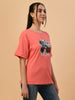 Albion Premium Ladies Pink Regular T-Shirt
