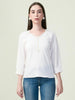 Albion Premium Ladies Oil Cream Top Elegant Casual Top for Daily & Office Wear