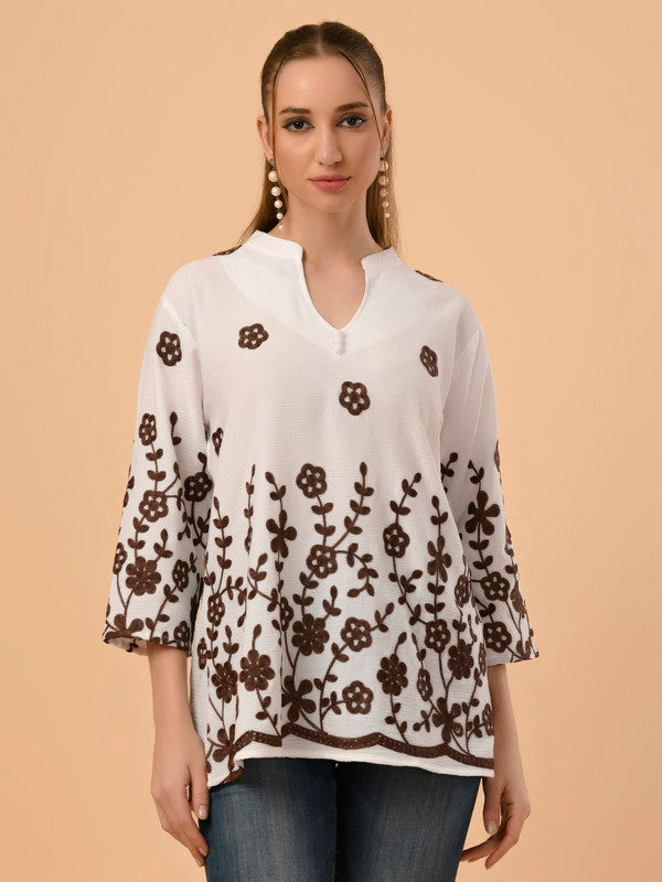 Albion Premium Ambika Brown Top