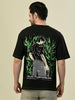Albion Premium Cyan Black Men T-Shirt