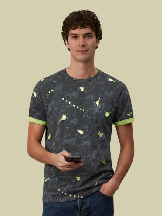 Albion Men’s Trendy Graphic Print Streetwear T-Shirt