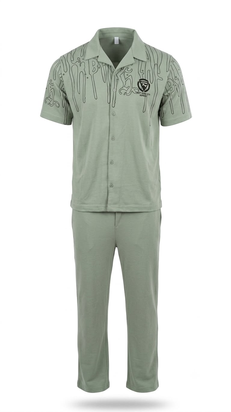 Albion Men's Premium Co-Ord Set | Stylish Shirt & Pants Outfit