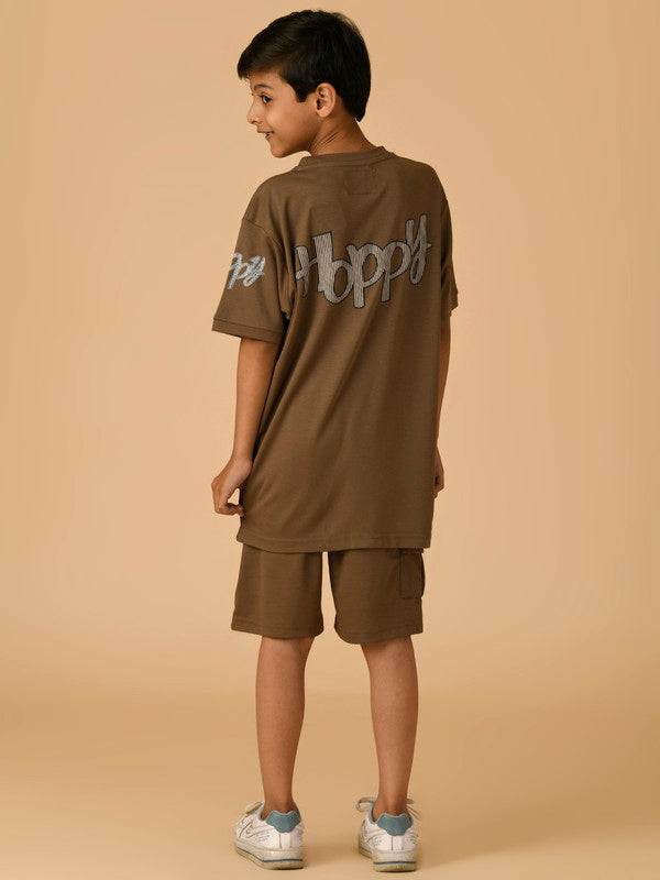 Albion Premium Boys Set Cooffe Co-ord set