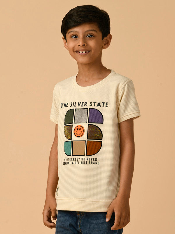 Albion Premium Boys Cream T-shirt