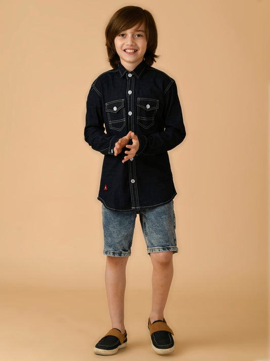 Albion Premium Boys Denim Shirt
