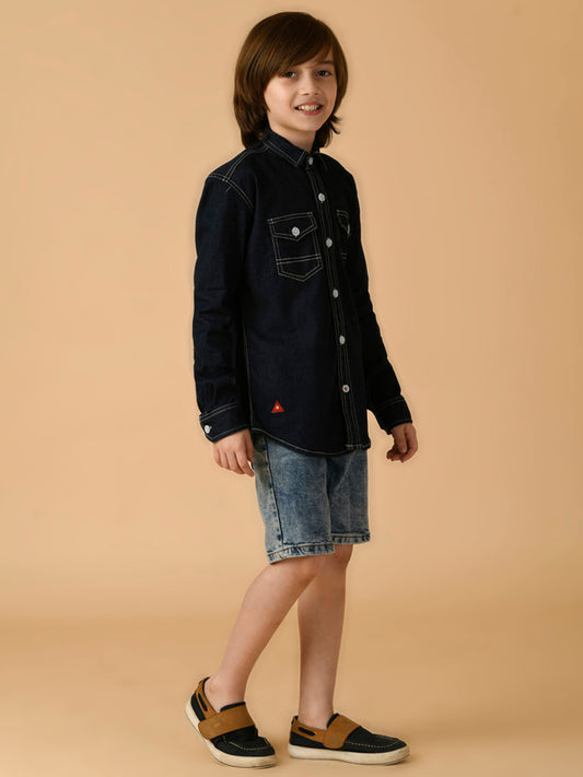 Albion Premium Boys Denim Shirt