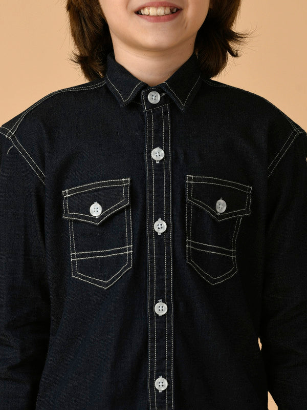 Albion Premium Boys Denim Shirt