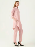 Albion Women Smart Premium Peach Co-ord set
