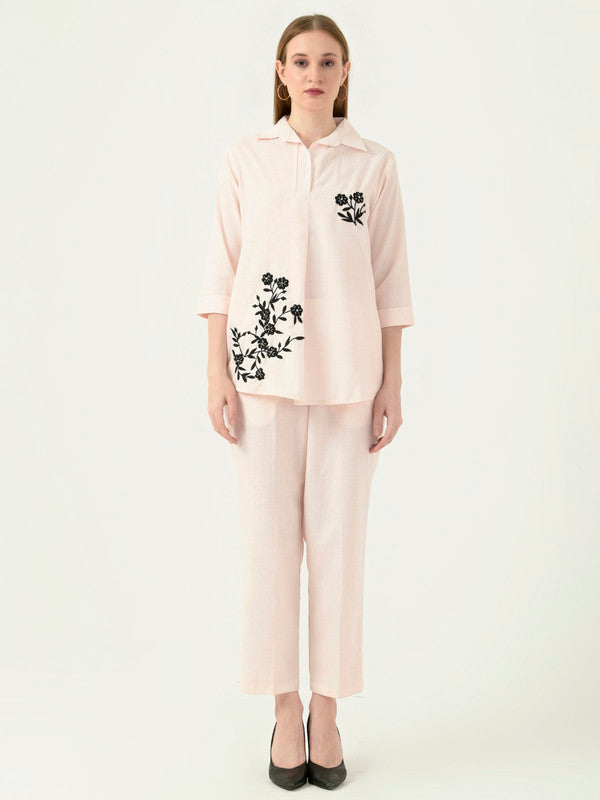 Albion Women Smart Premium L.Peach Co-ord set