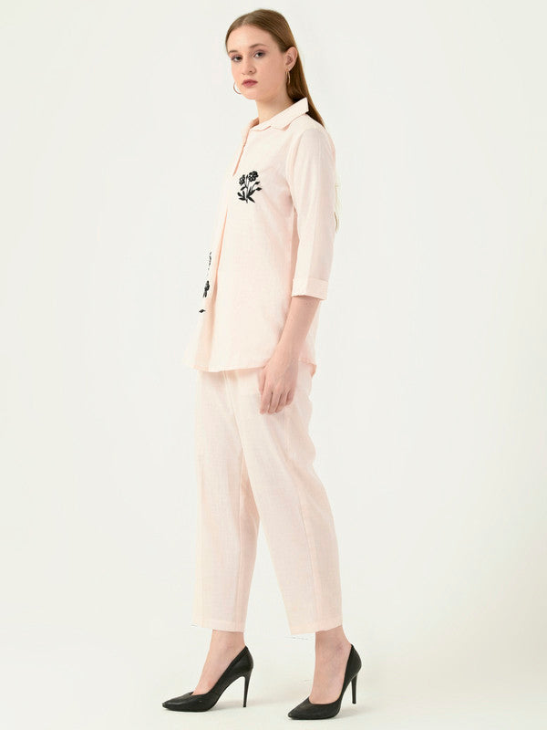 Albion Women Smart Premium L.Peach Co-ord set
