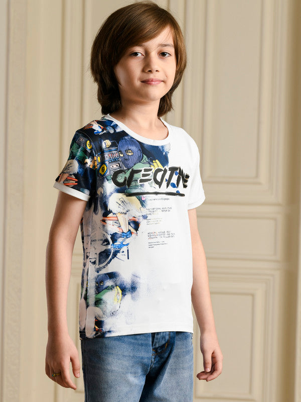 Albion Premium Boys Napoleon Printed T-shirt