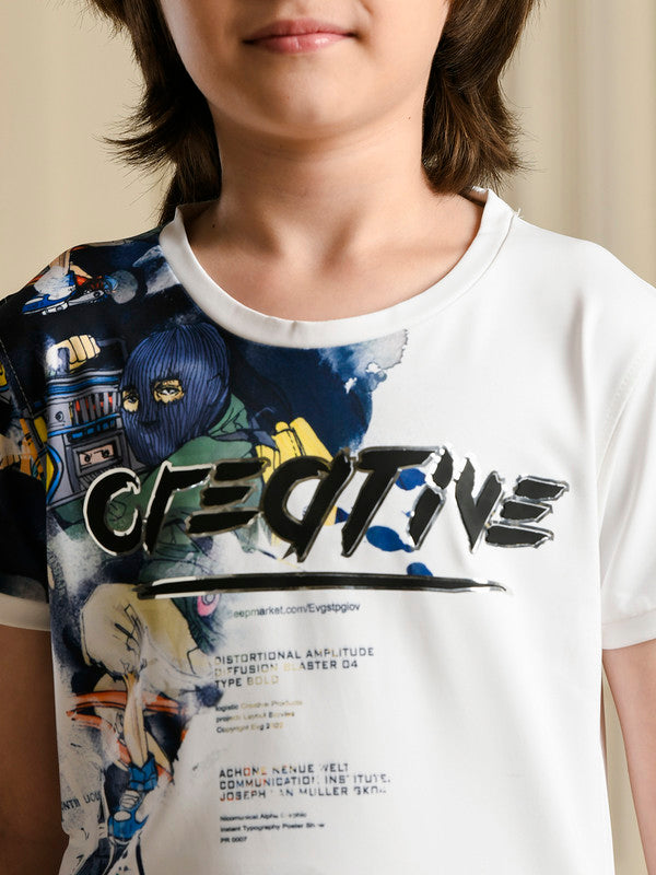 Albion Premium Boys Napoleon Printed T-shirt