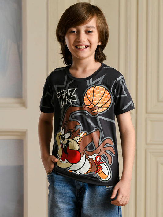 Albion Premium Boys Napoleon Black T-shirt