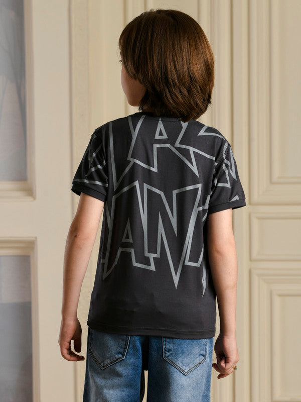 Albion Premium Boys Napoleon Black T-shirt