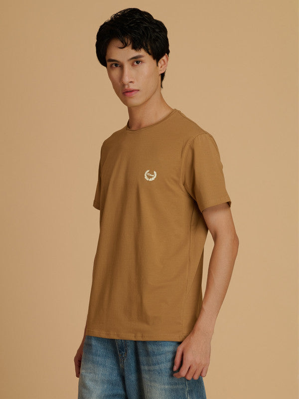 Albion Premium Men L.Brown T-Shirt
