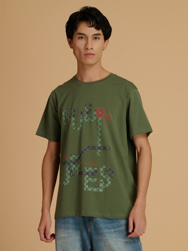 Albion Premium Men Green T-Shirt
