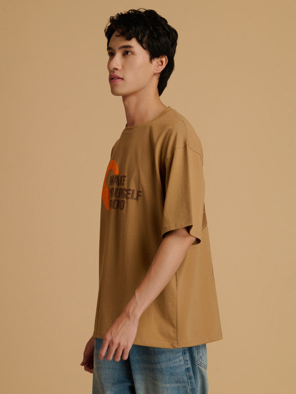 Albion Premium Men L.Brown T-Shirt