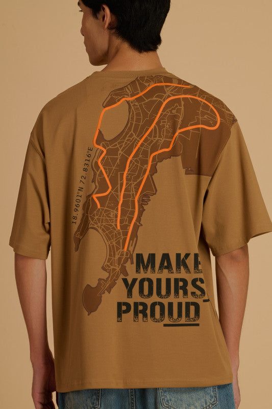 Albion Premium Men L.Brown T-Shirt