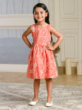 Albion Premium Girls Jilax Peach Frock