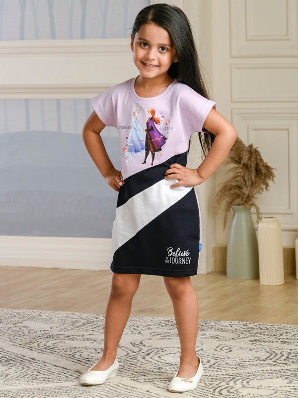 Albion Premium Girls J.D India Multi Frock