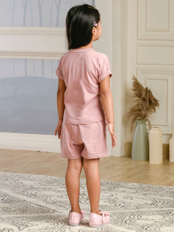 Albion Premium Girls Set Muskan Onion Night Suit
