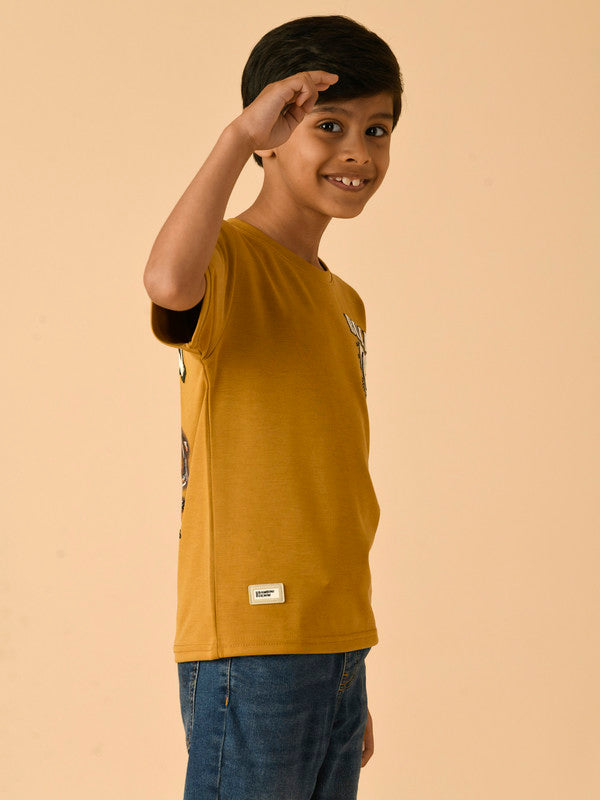 Albion Premium Boys Mustard T-shirt