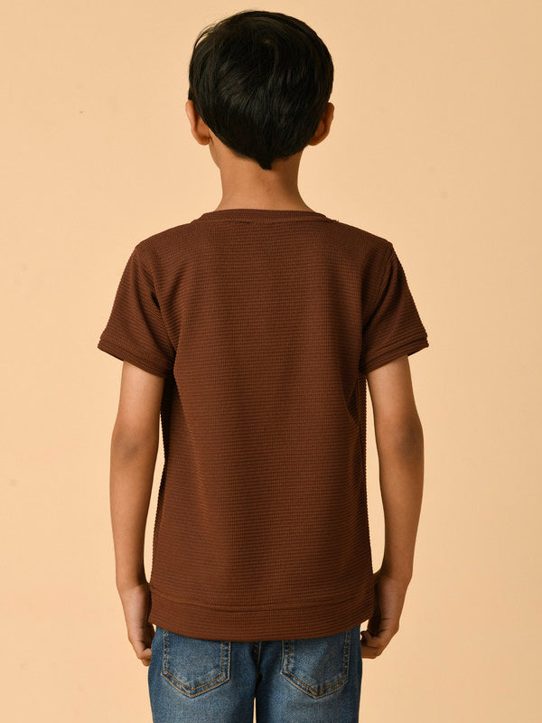 Albion Premium Boys Coffee T-shirt
