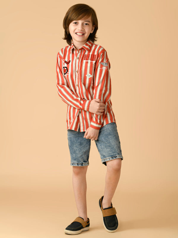 Albion Premium Boys Upper Red Shirt