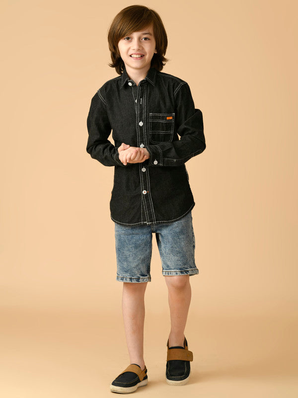 Albion Premium Boys Upper Black Shirt