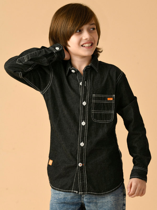 Albion Premium Boys Upper Black Shirt