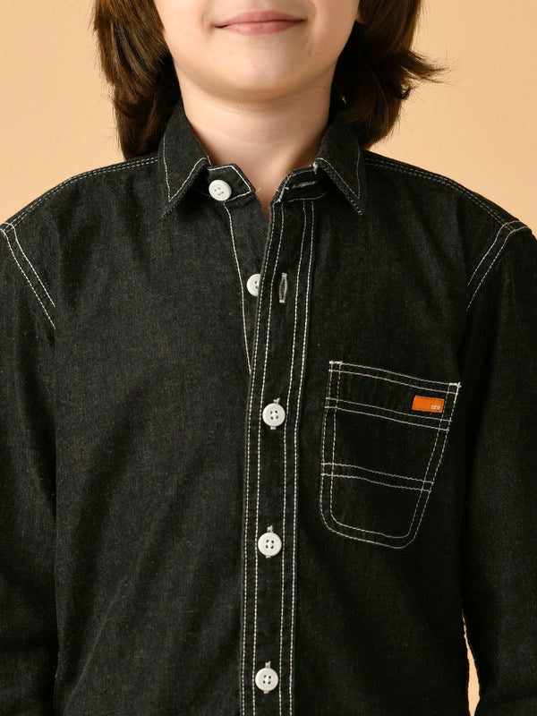 Albion Premium Boys Upper Black Shirt