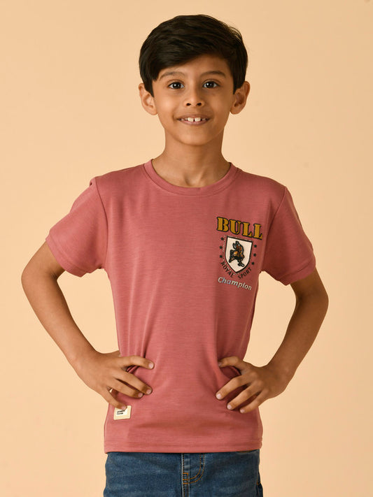 Albion Premium Boys Peach T-shirt