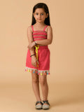 Albion Premium Girls B- Hot Pink Skirt Top