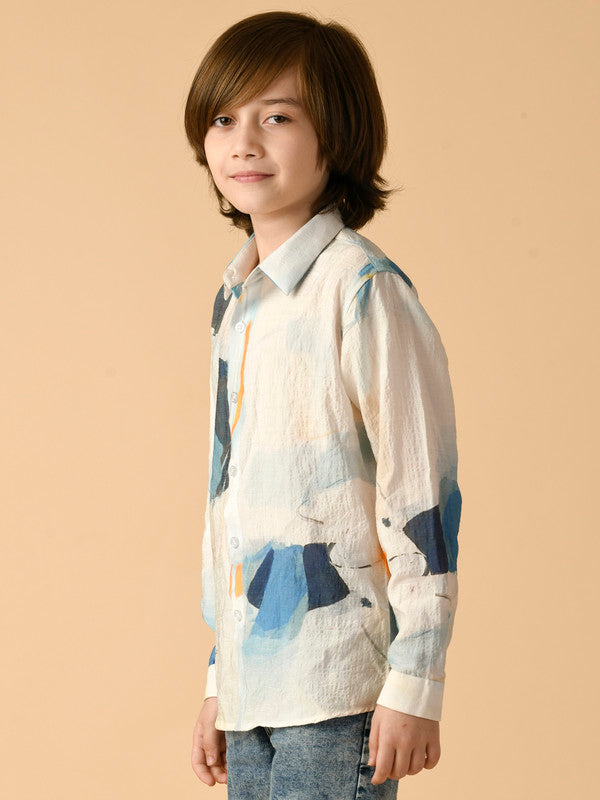 Albion Premium Boys Upper White Shirt